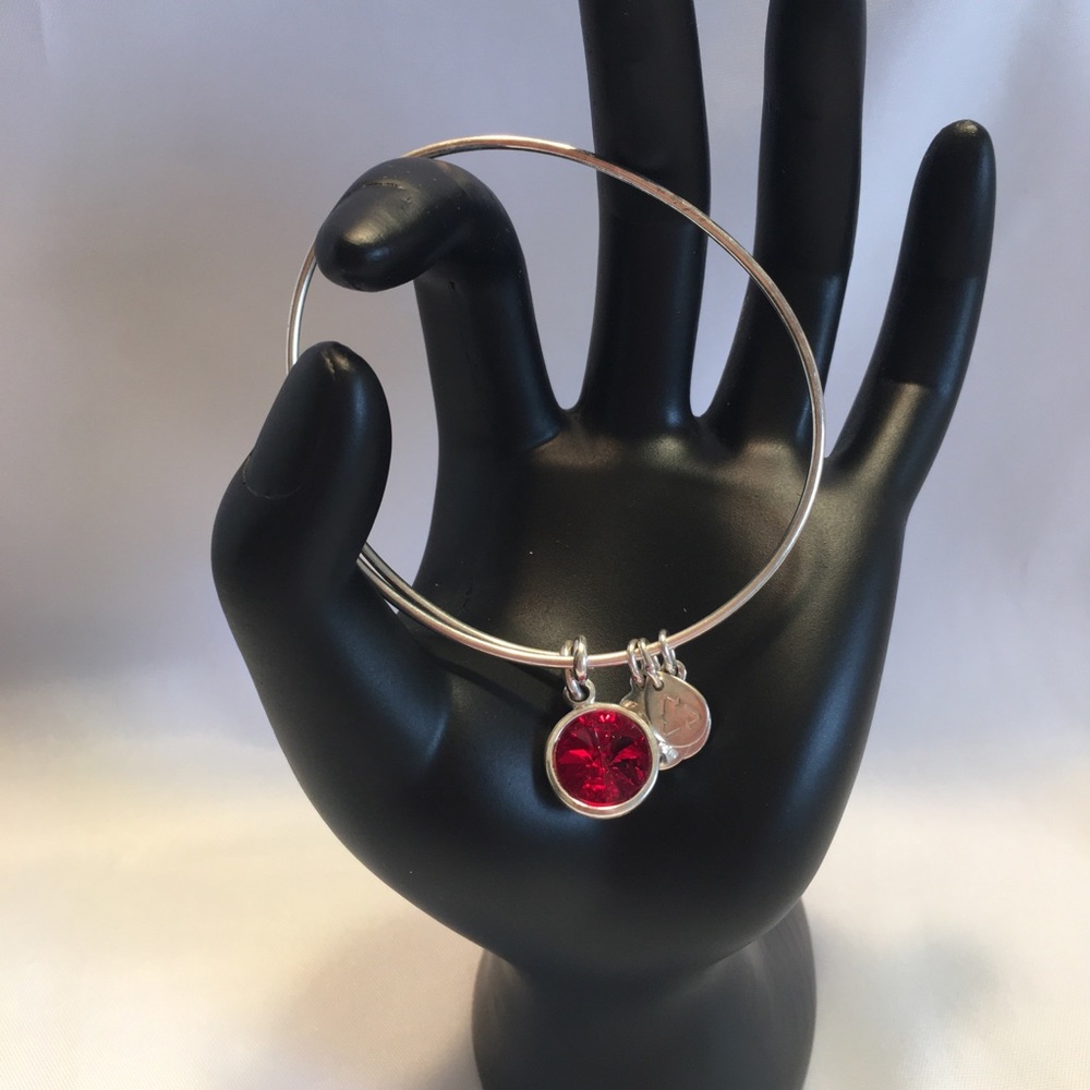Alex & Ani Scarlet Birthstone Energy Bracelet